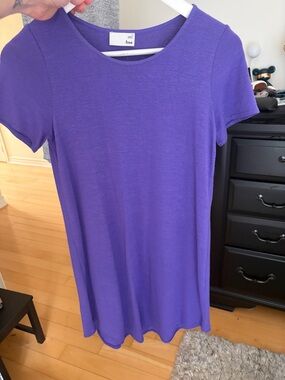 Wilfred free purple t shirt dress small